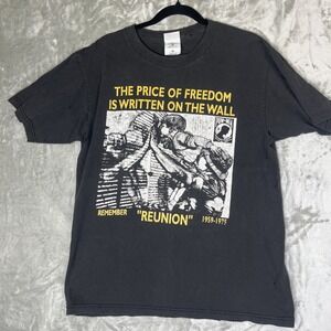 POW - MIA, THE‎ PRICE OF FREEDOM … GONE BUT NOT FORGOTTEN, T-SHIRT, Large BLACK